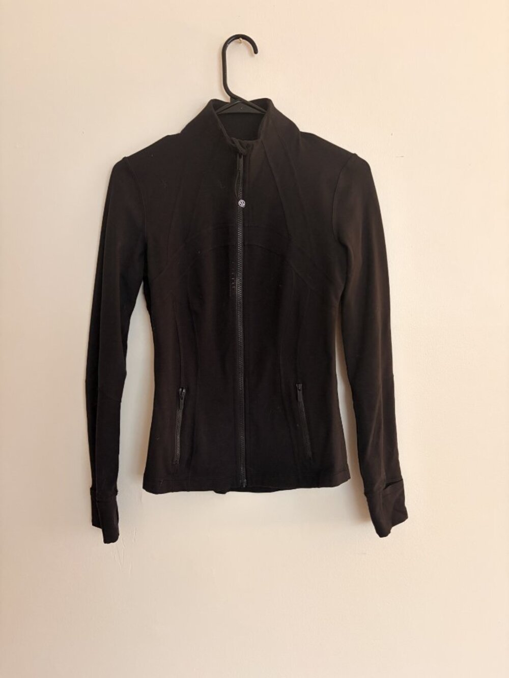 Black Lululemon Align Zip Up